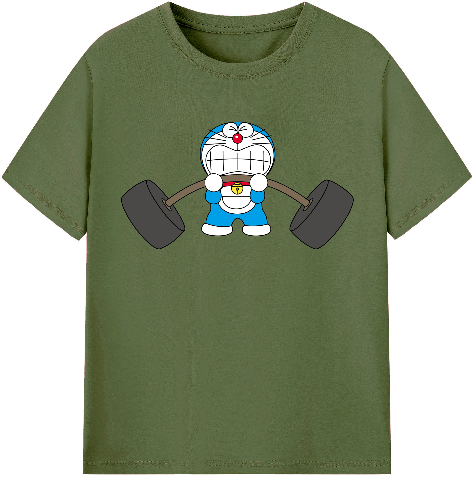 （画像用） ドラえもん Doraemon 綿100％半袖Tシャツ（フロントプリント）